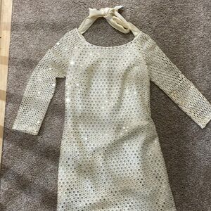 Lily Pulitzer tie bag sparkle dress